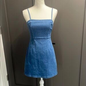 Sugar+Lips Blue Denim Dress